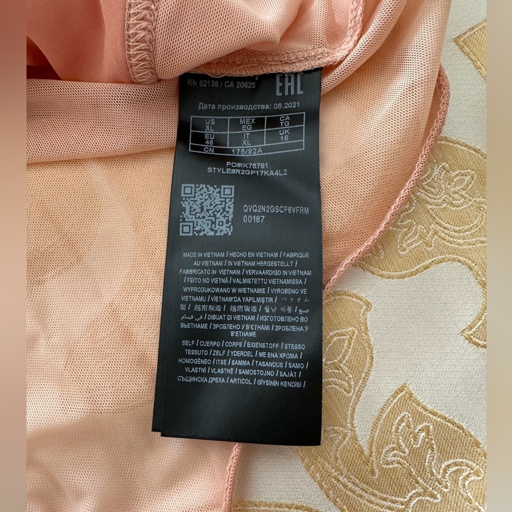 GUESS Long Mesh Sleeve Bodysuit - Picture 5 of 6